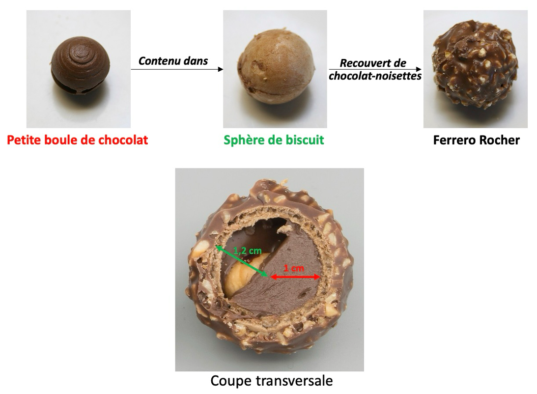 Problème 464 – L’intérieur du Ferrero Rocher – MathsAMoi.com